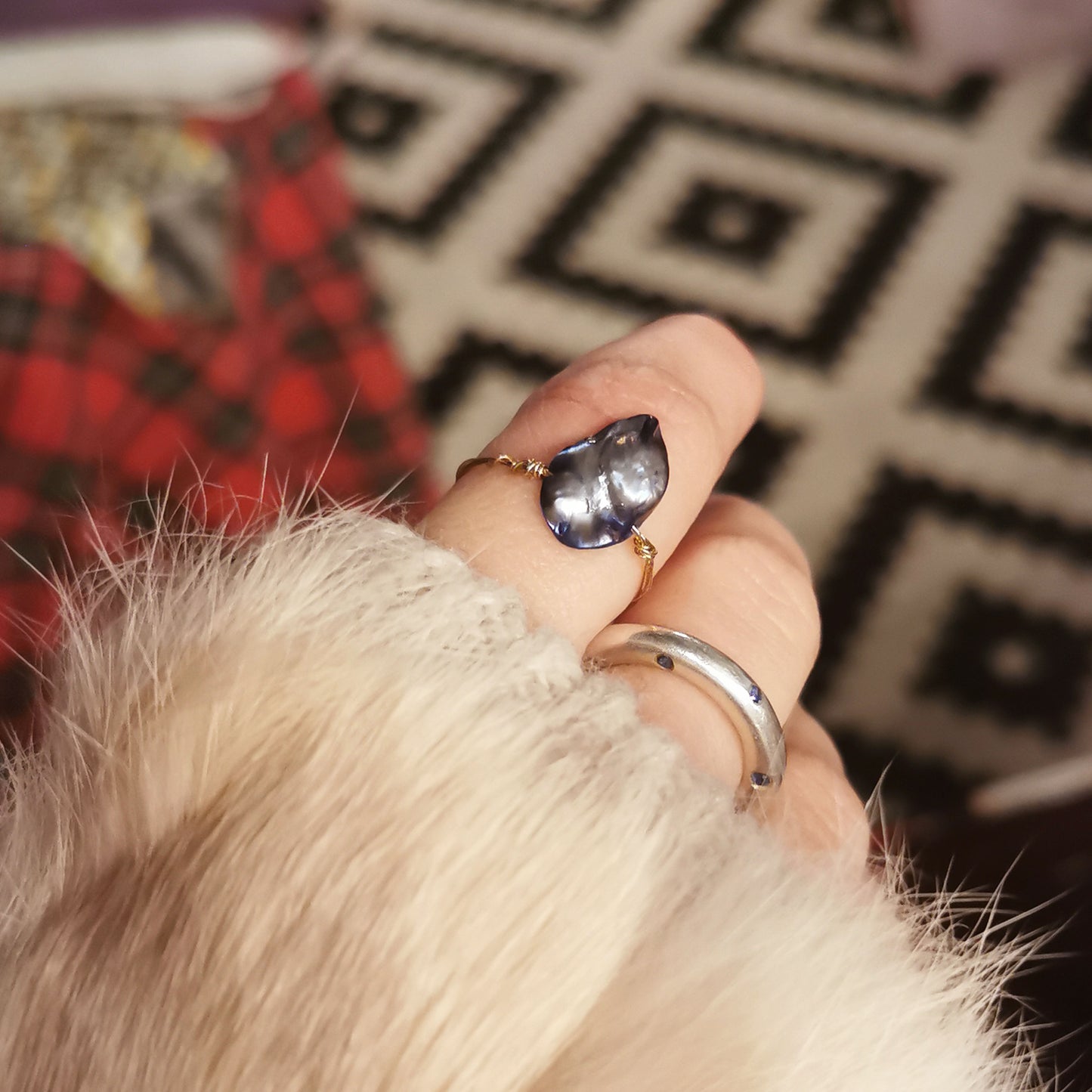 Barely There Blue ring