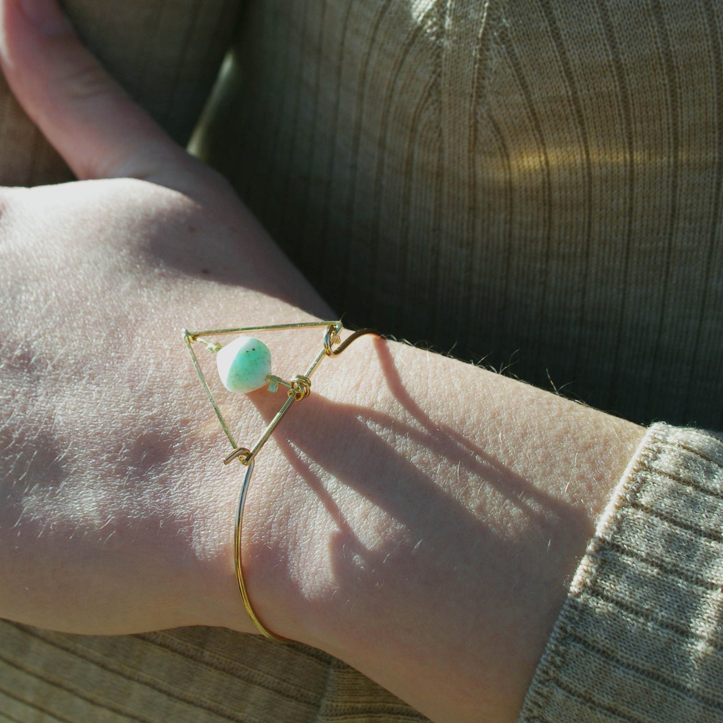 Bermuda Triangle Bangle as worn on