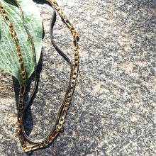Load image into Gallery viewer, Silver and gold coloured layered choker necklace