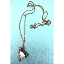 Load image into Gallery viewer, Camifolla February Necklace Turquoise background