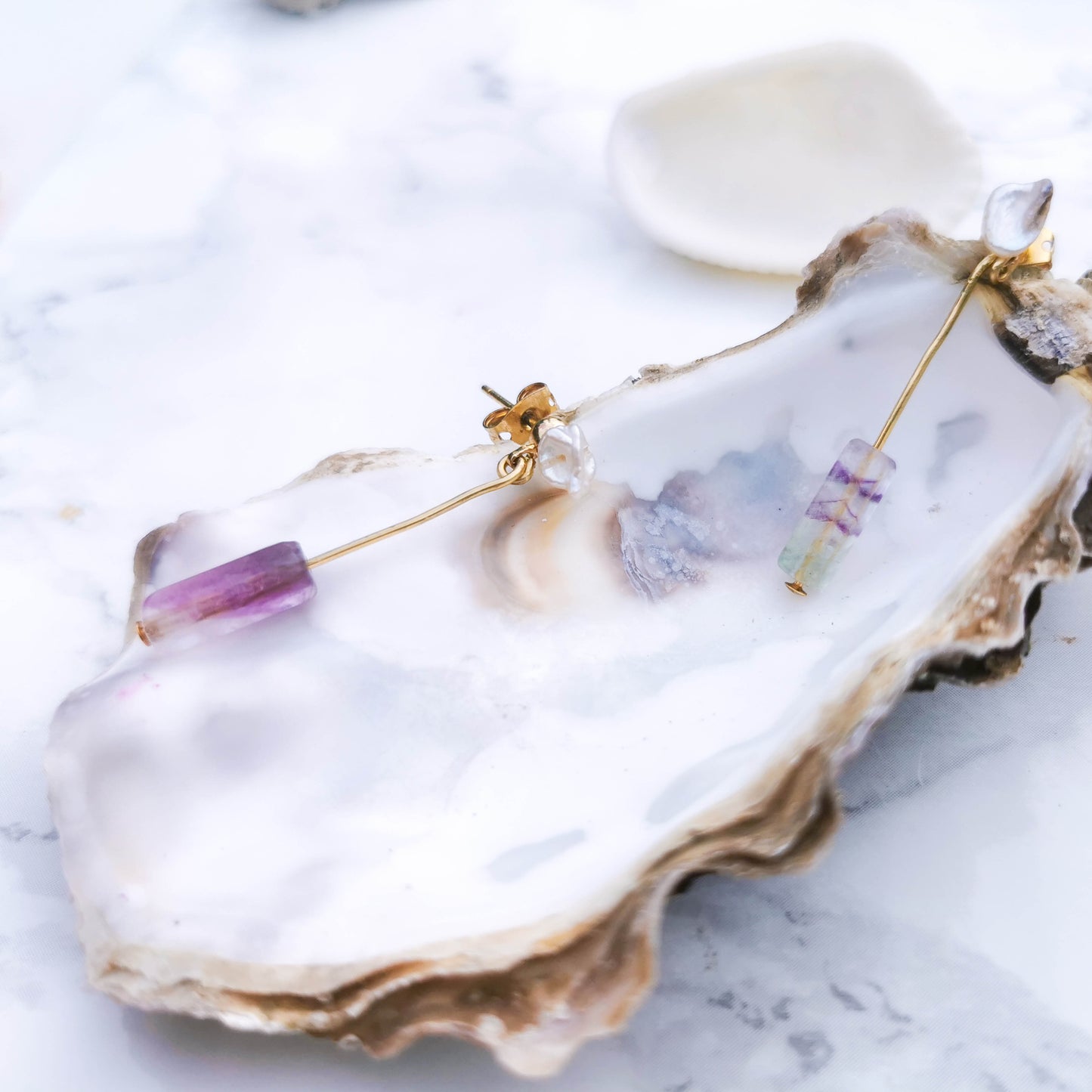 Fluorite Signature earrings