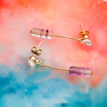Load image into Gallery viewer, Fluorite Signature earrings