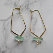 Load image into Gallery viewer, Goldie earrings marble background