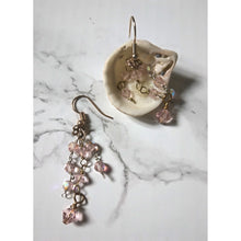 Load image into Gallery viewer, Camifolla Pink Waterfall Earrings
