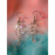 Load image into Gallery viewer, Camifolla Pink Waterfall Earrings