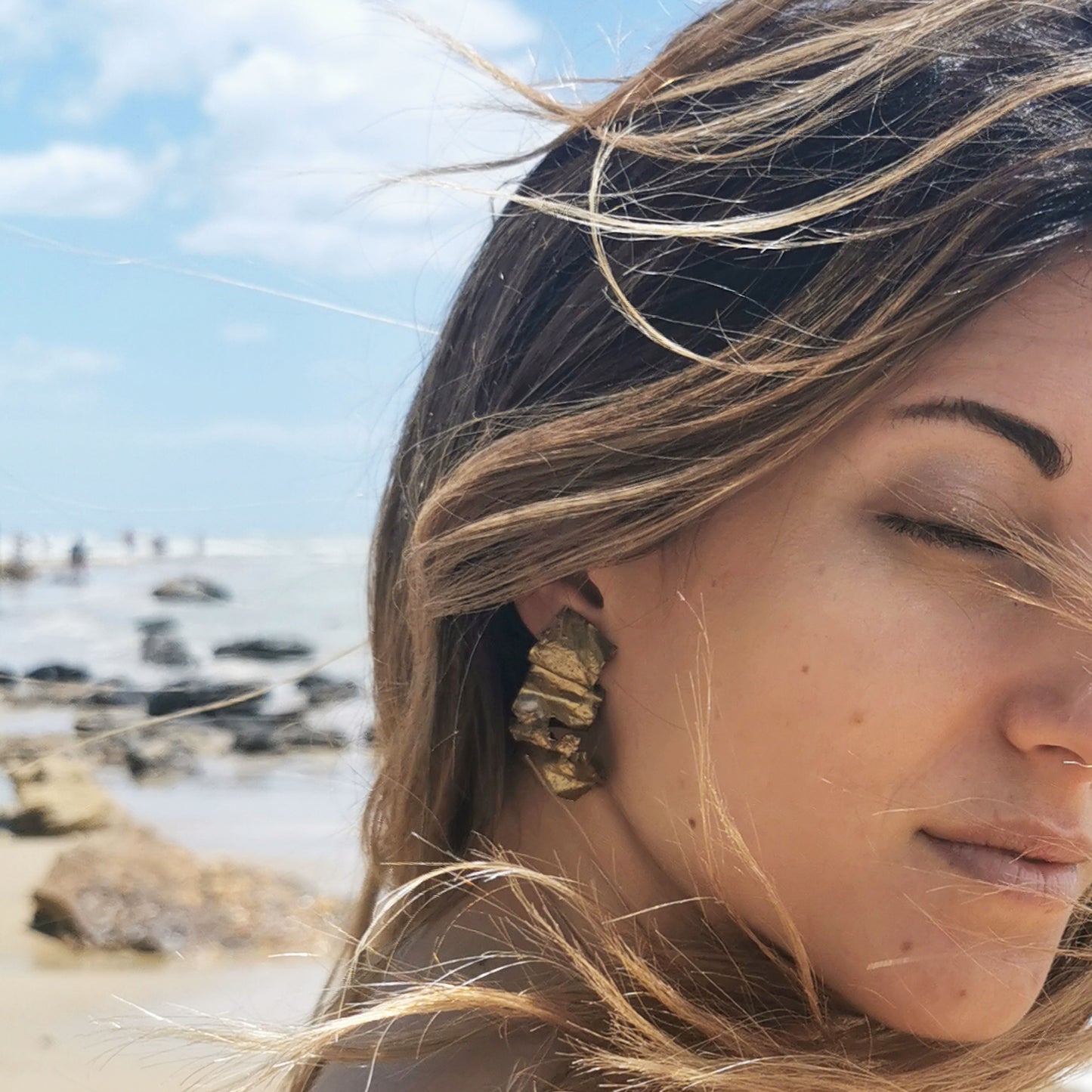 It's a wrap earrings by the seaside