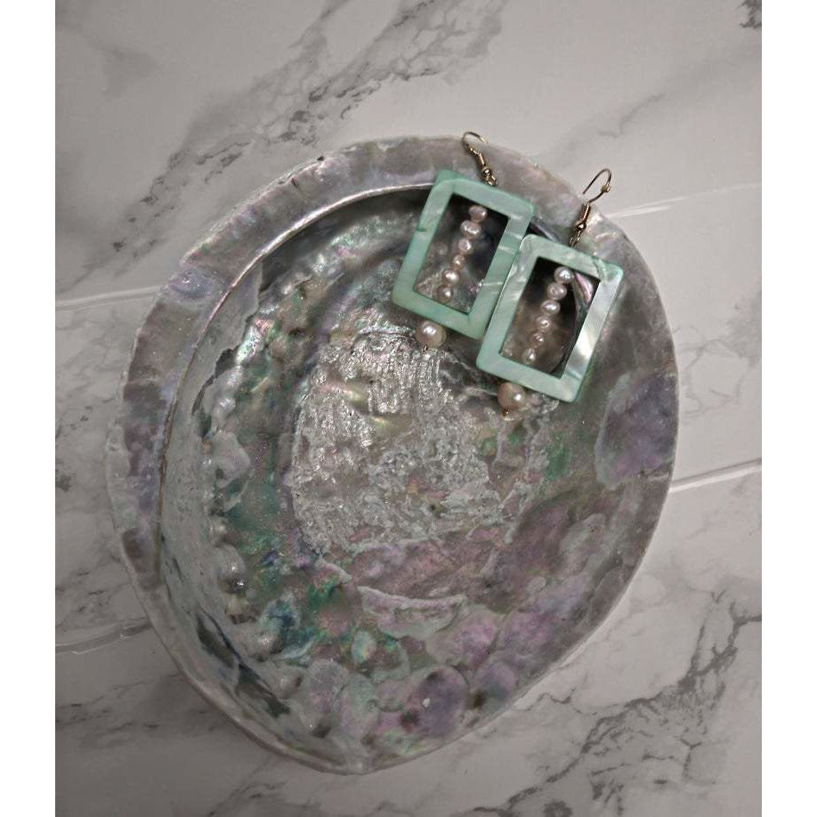 Camifolla Jaded Pearl earrings shell