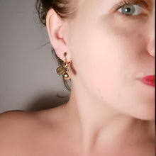Load image into Gallery viewer, Jingle Bell earrings worn on