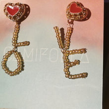 Load image into Gallery viewer, Queen of Hearts Earrings