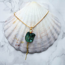 Load image into Gallery viewer, Matrix Mermaid Lantern Necklace shell