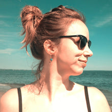 Load image into Gallery viewer, Minted Icecream Small hoop Earrings