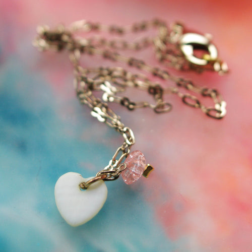 Heart of quartz Necklace