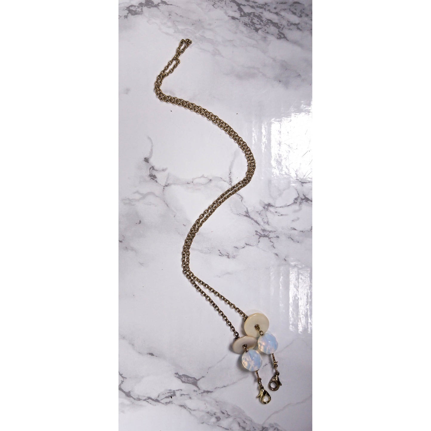 Opal and Mother of Pearl Chain