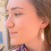 Load image into Gallery viewer, Opal and mother of  pearl earrings as worn on