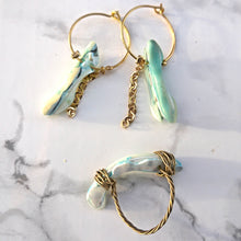 Load image into Gallery viewer, Taormina hoops with matching ring-Camifolla
