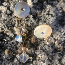 Load image into Gallery viewer, Camifolla Valerie Rose Quartz Opal earrings