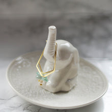 Load image into Gallery viewer, Goldie Earrings with Dimbo the elephant