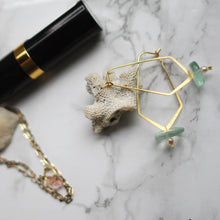 Load image into Gallery viewer, Goldie Earrings Coral piece