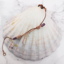 Load image into Gallery viewer, Copper and purple thin bracelet- Camifolla Purple Rain