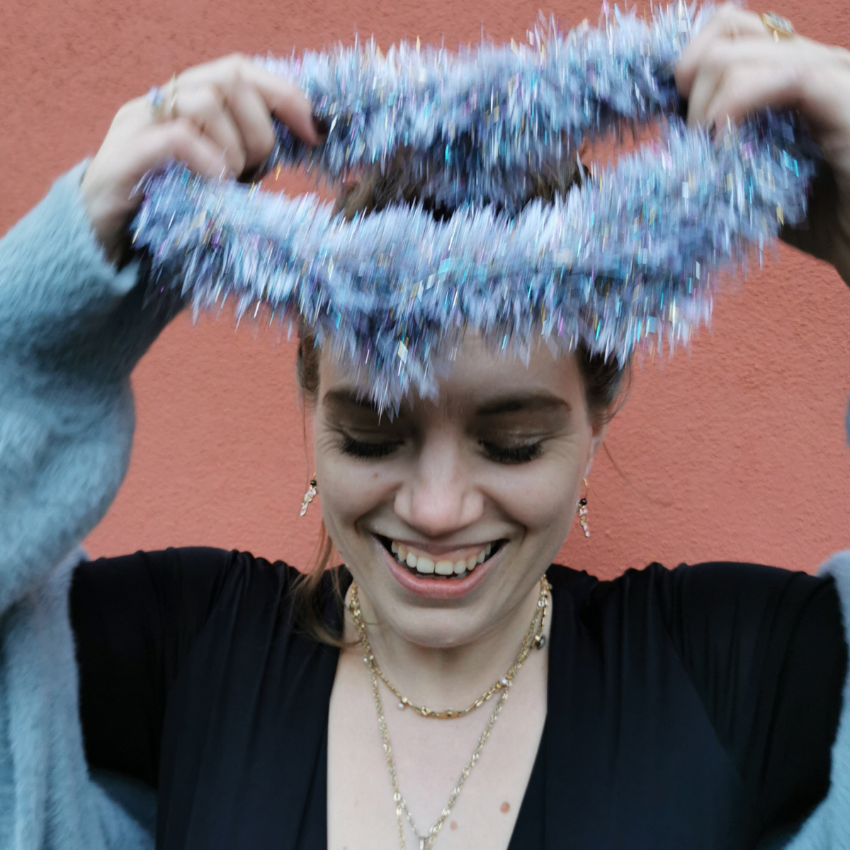 Candy Cane Hoop earrings