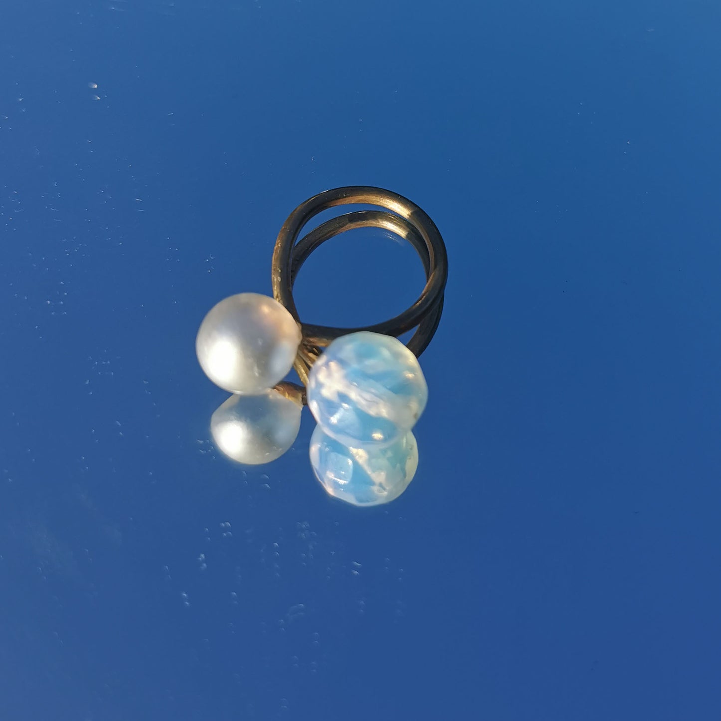 Opal and pearl mirror 