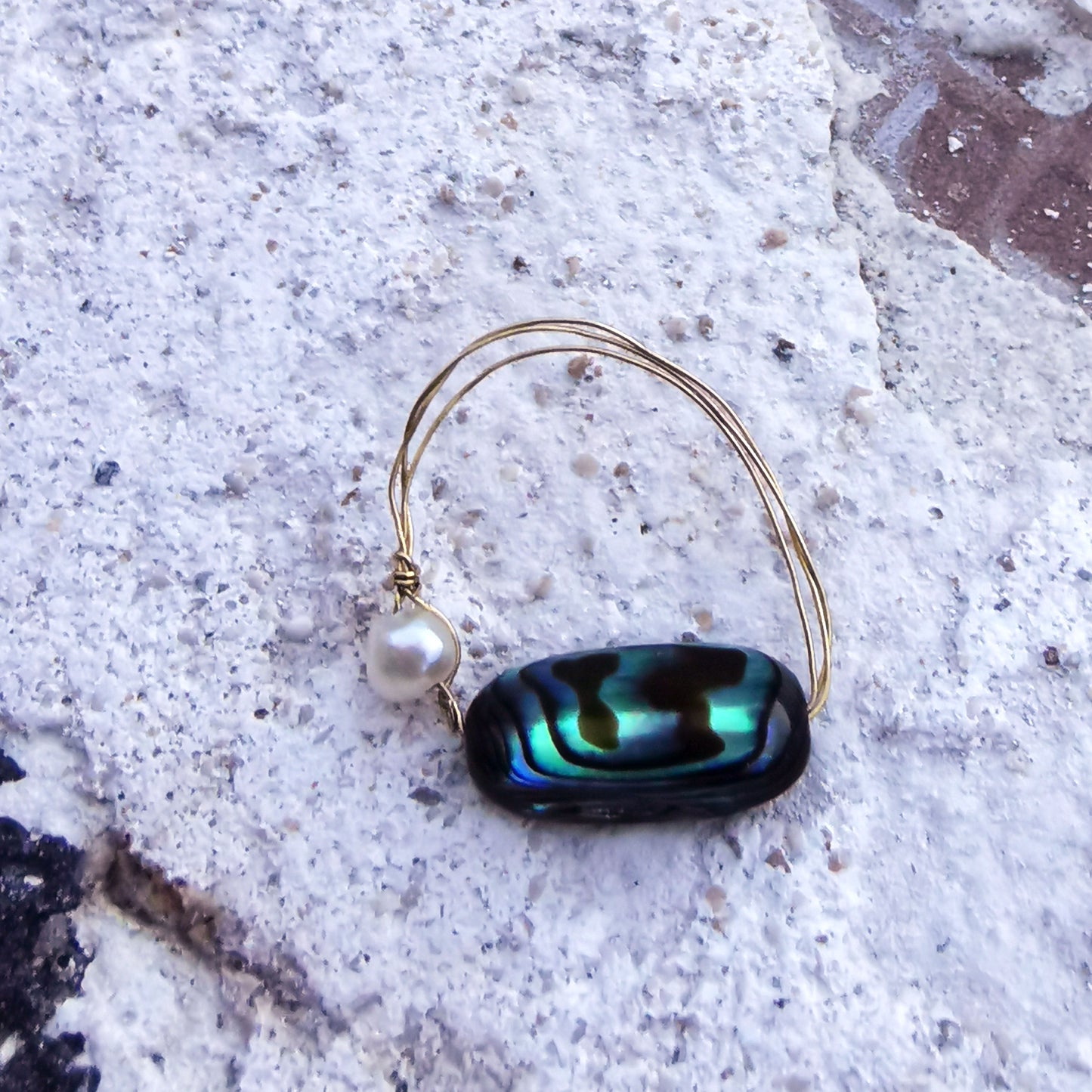 Barely There Paua ring