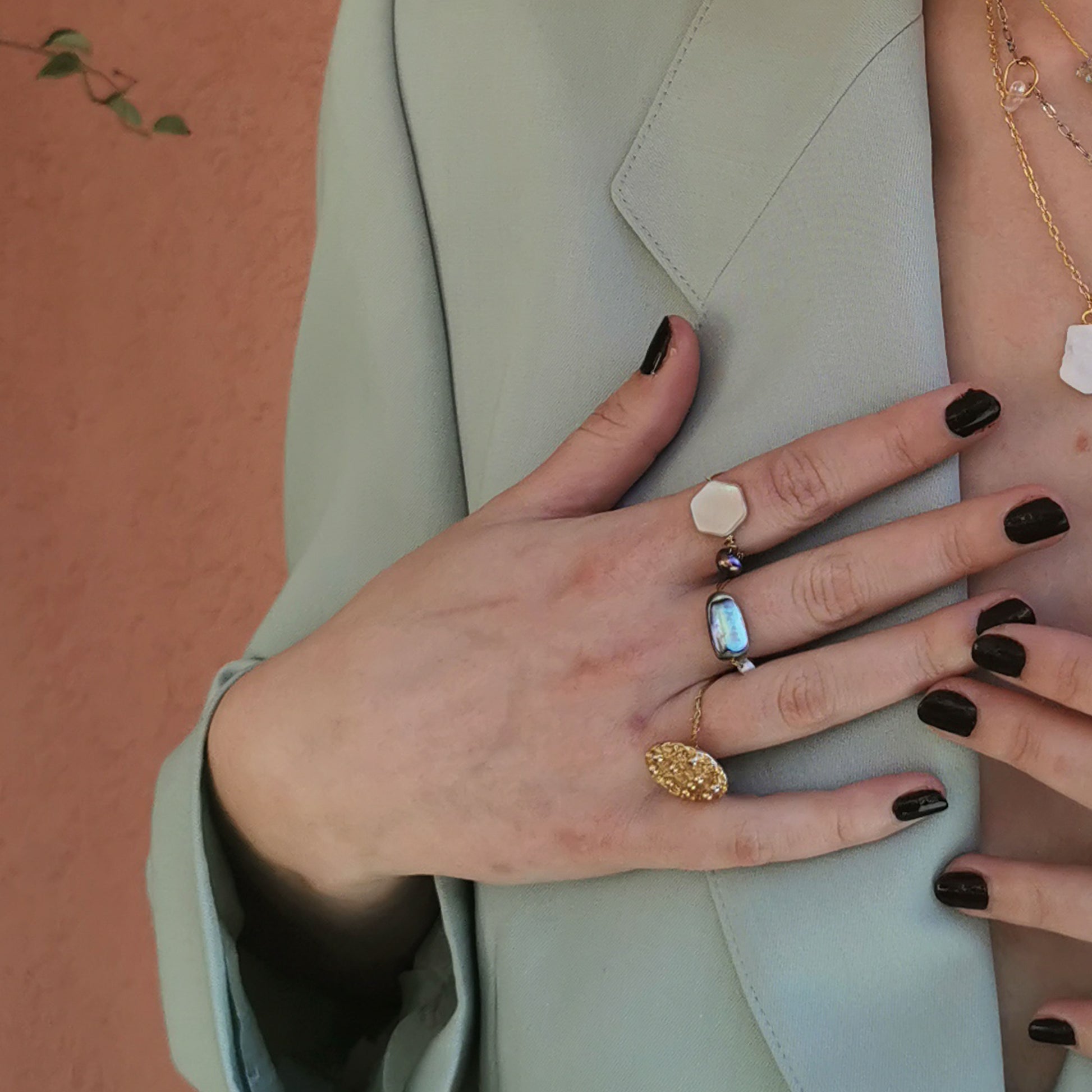 Octagon Barely there worn on 