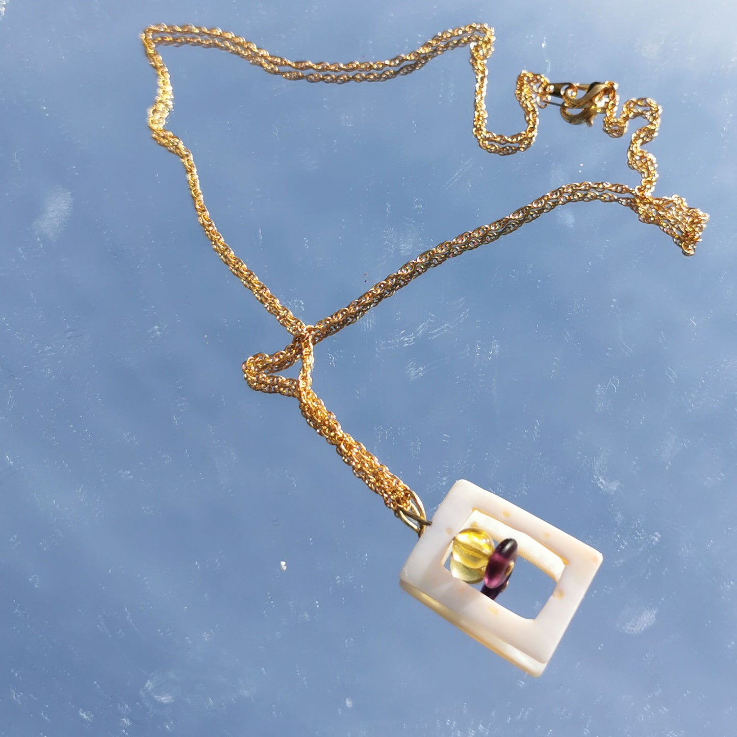 Be there or be square Necklace