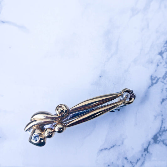 Metal hairclip cupid arrow