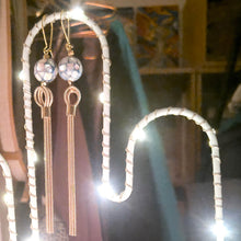 Load image into Gallery viewer, Disco Diva Earrings fairy lights
