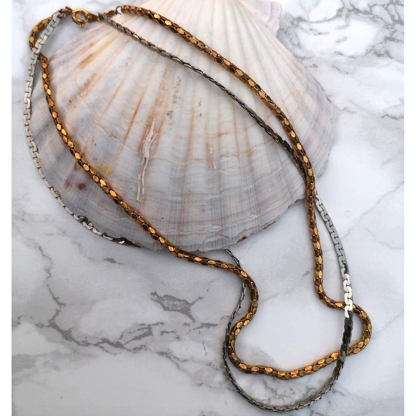 Double Trouble Necklace shell - Camifolla 