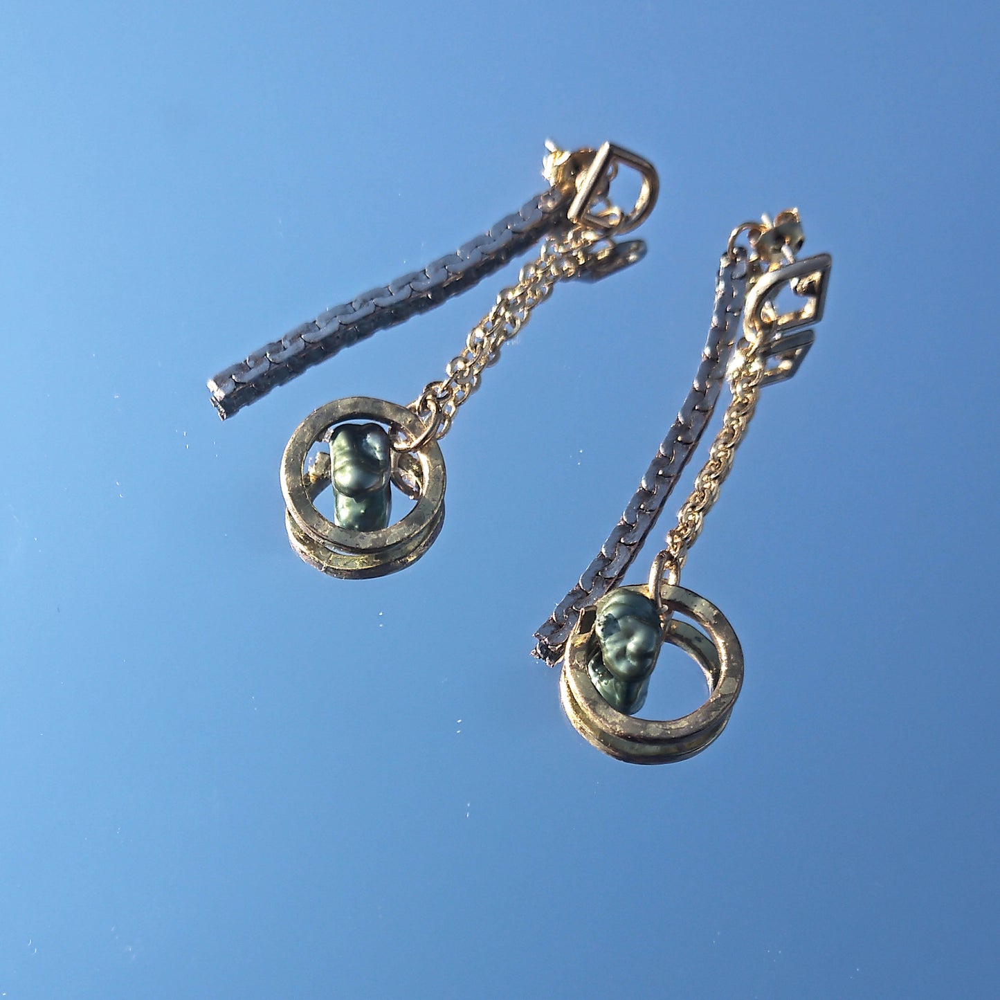 Double Trouble Pistachio Earrings