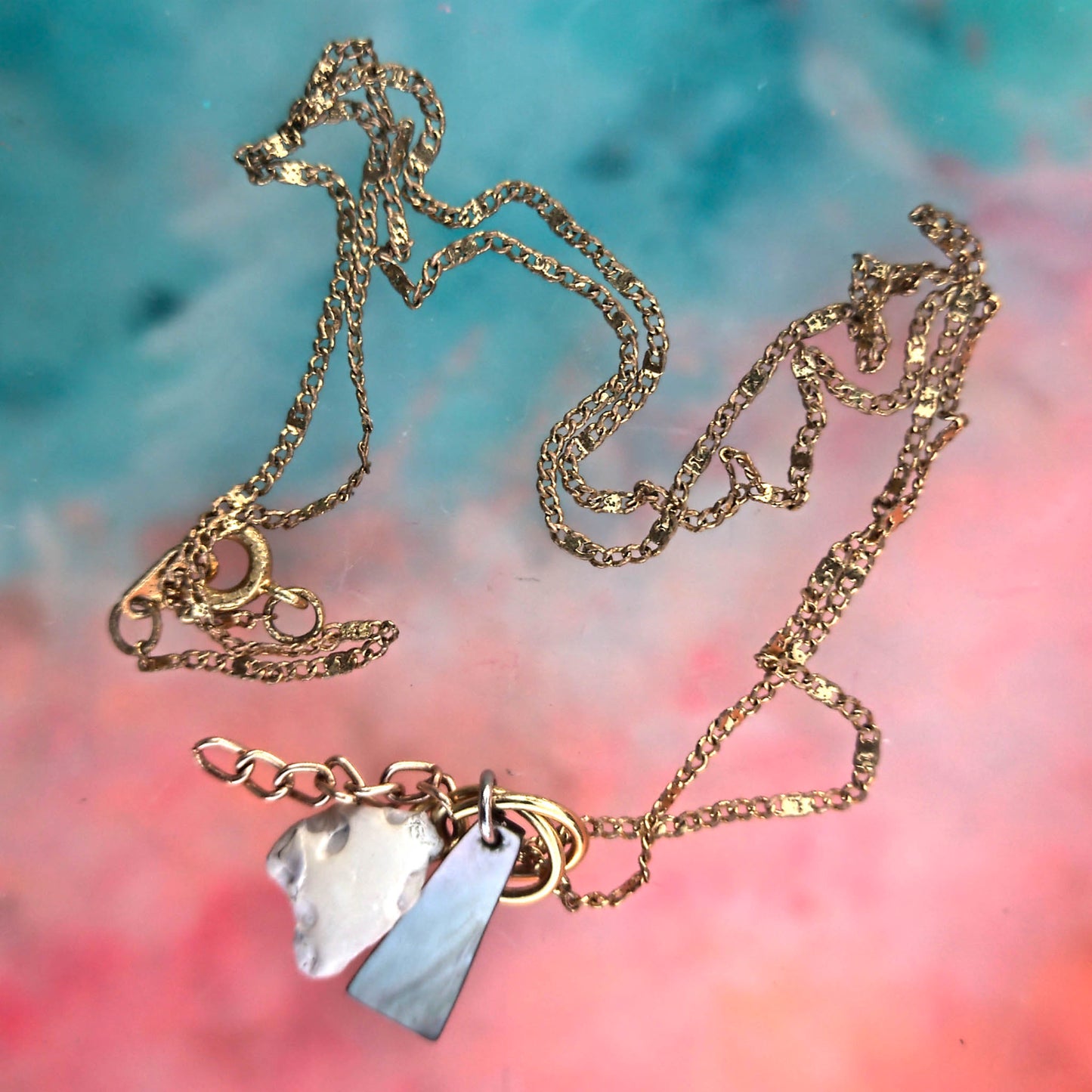 February Necklace Mother of Pearl