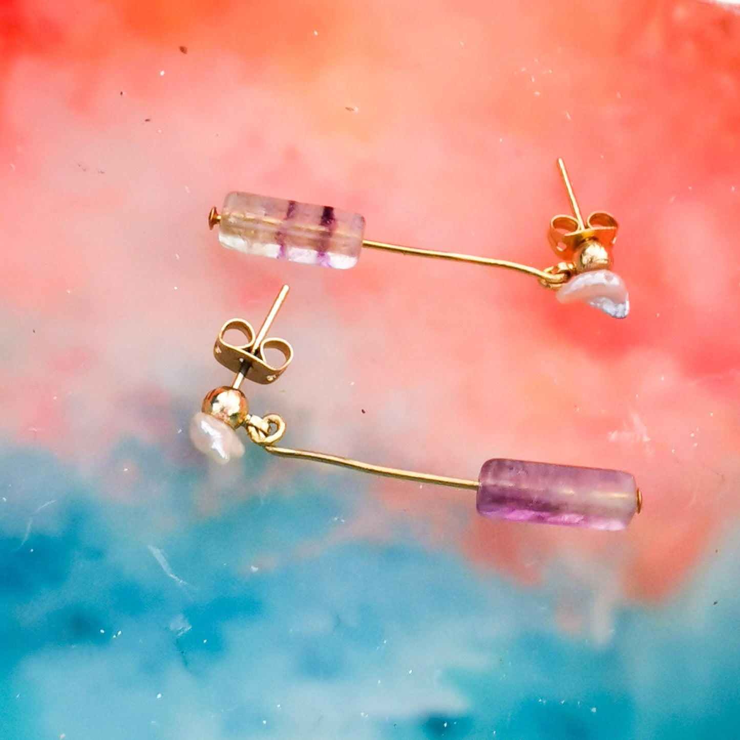 Fluorite Signature earrings
