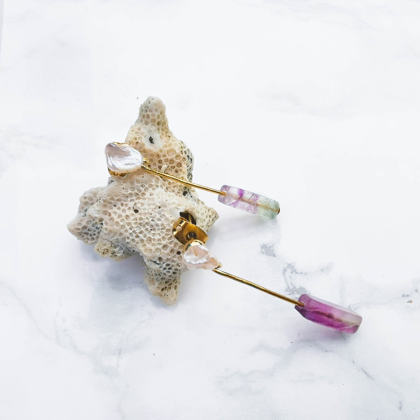 Fluorite Signature earrings