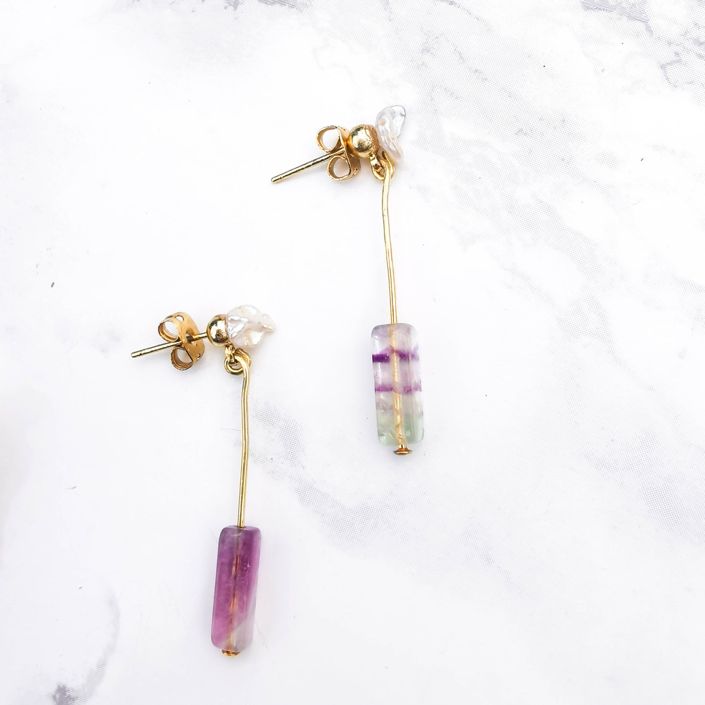 Fluorite Signature earrings