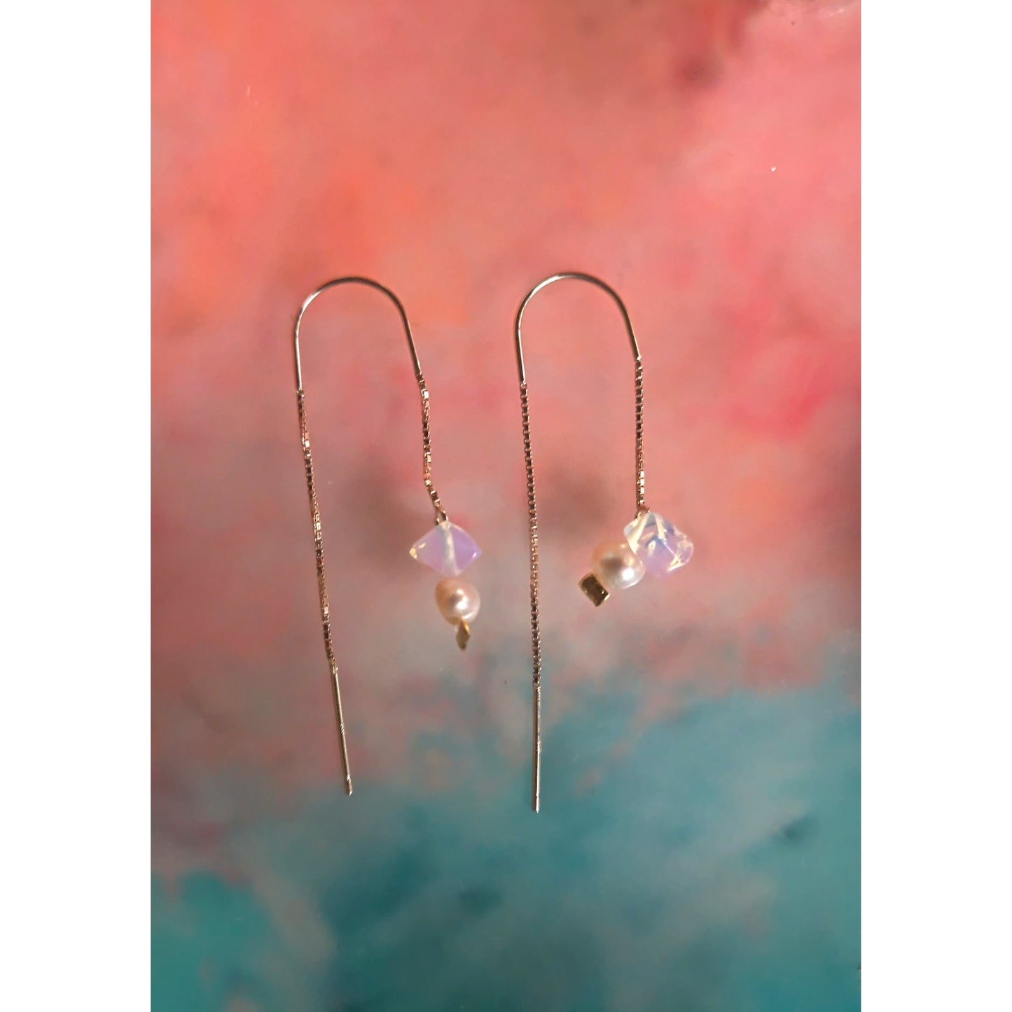 Camifolla Opal You Thread through Earrings