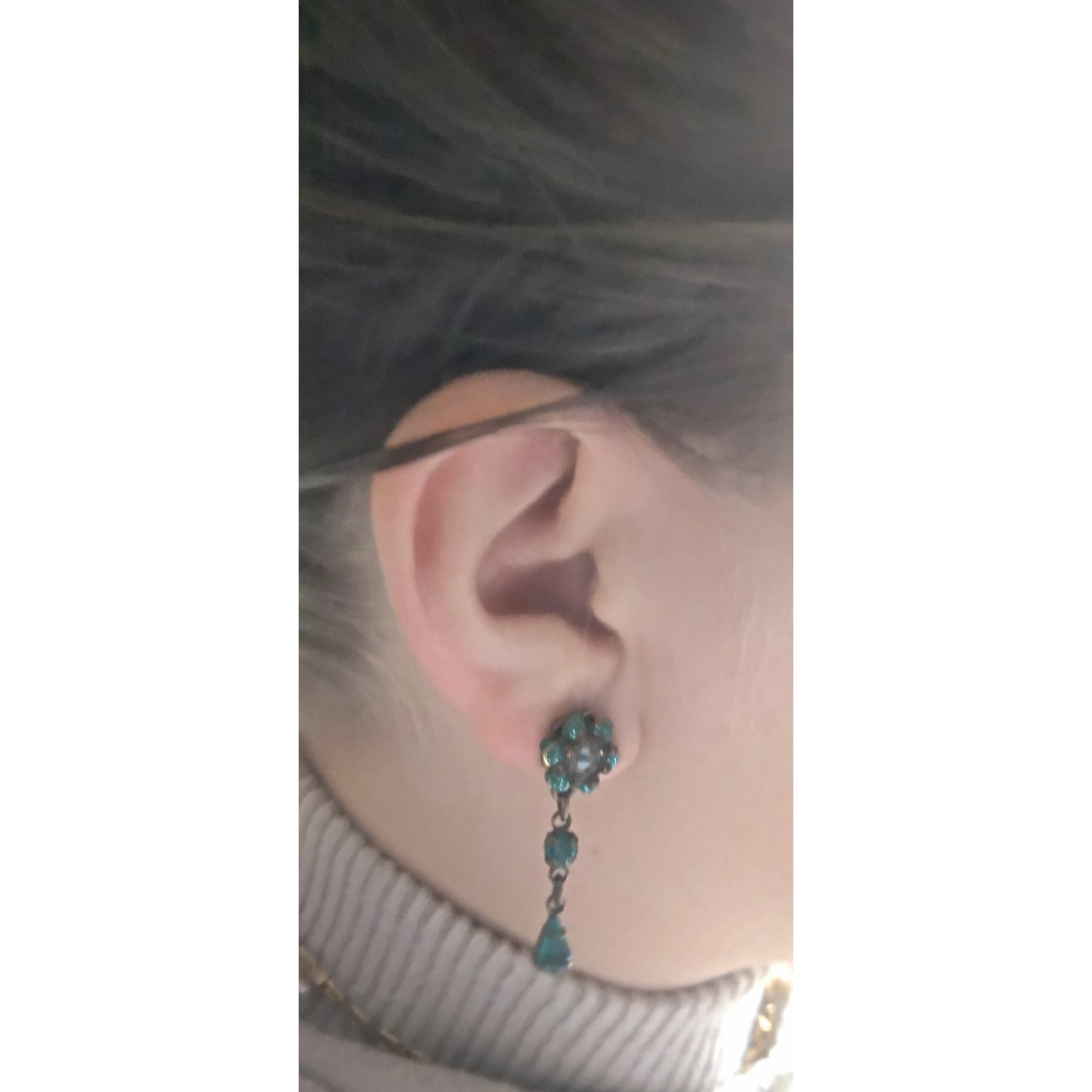 Camifolla Love in Mist earrings worn on