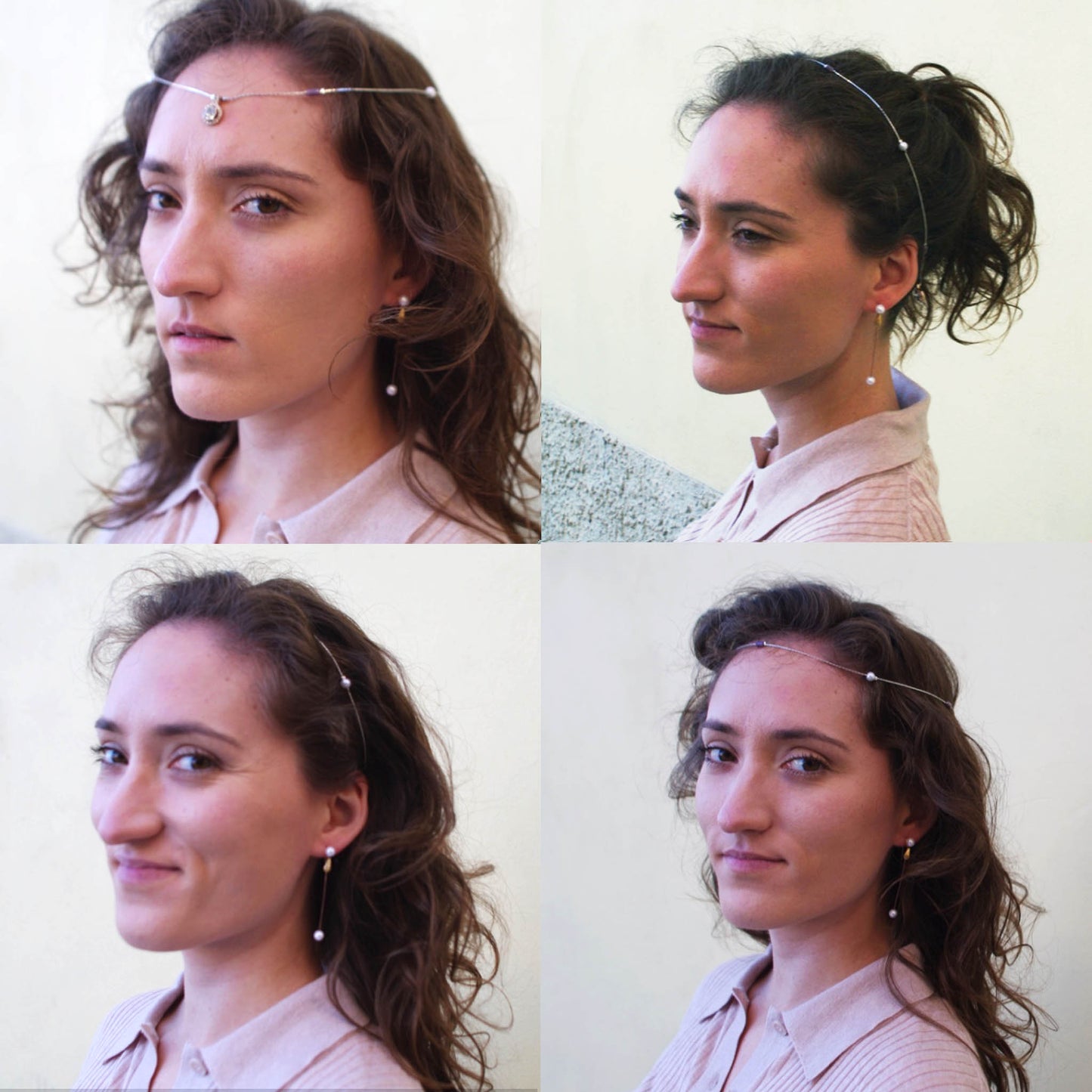 Kenna Silver Headband