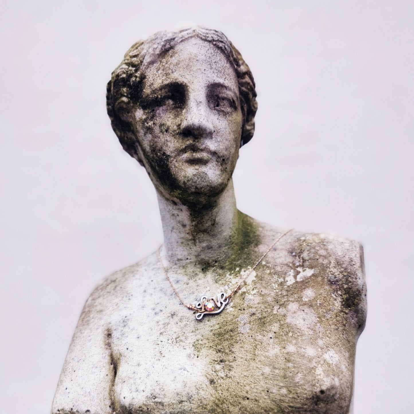 Love choker necklace as worn on Venus 