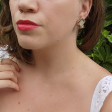 Load image into Gallery viewer, Marilyn earrings worn on 1
