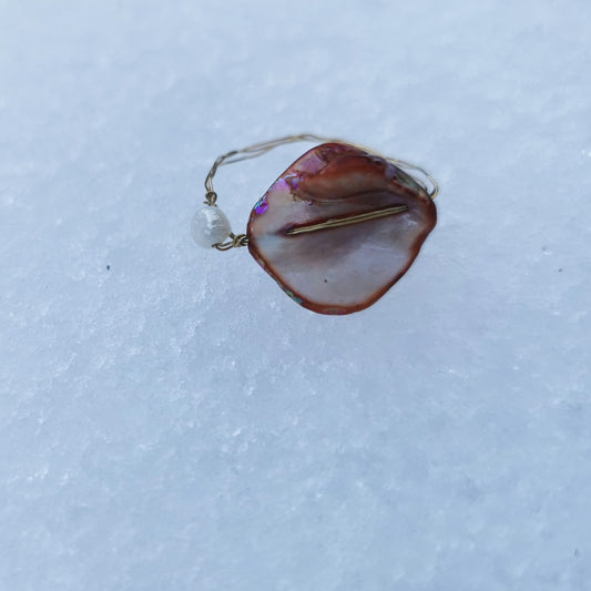 Orange and Freshwater Pearl