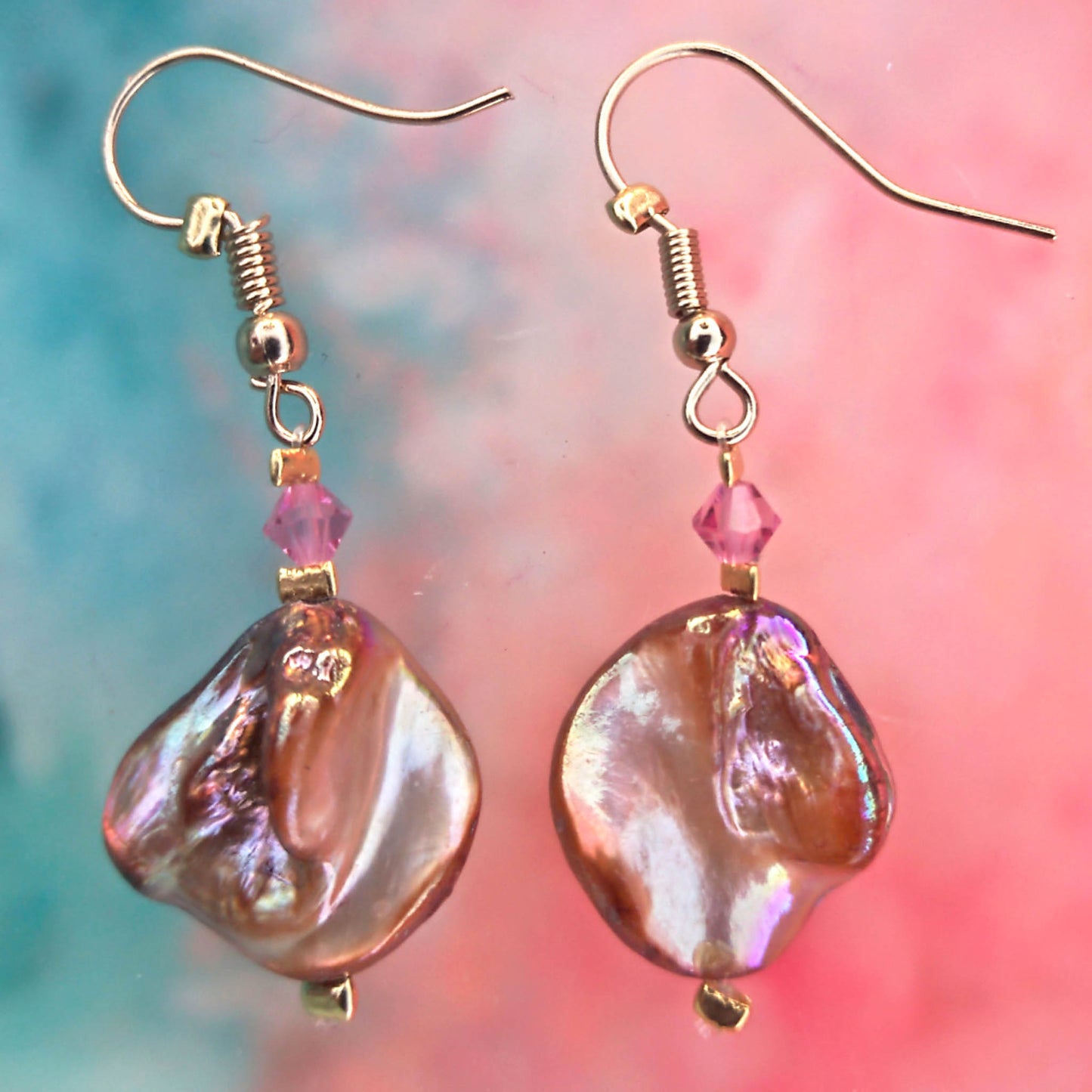 Orange Mermaid Camifolla Background