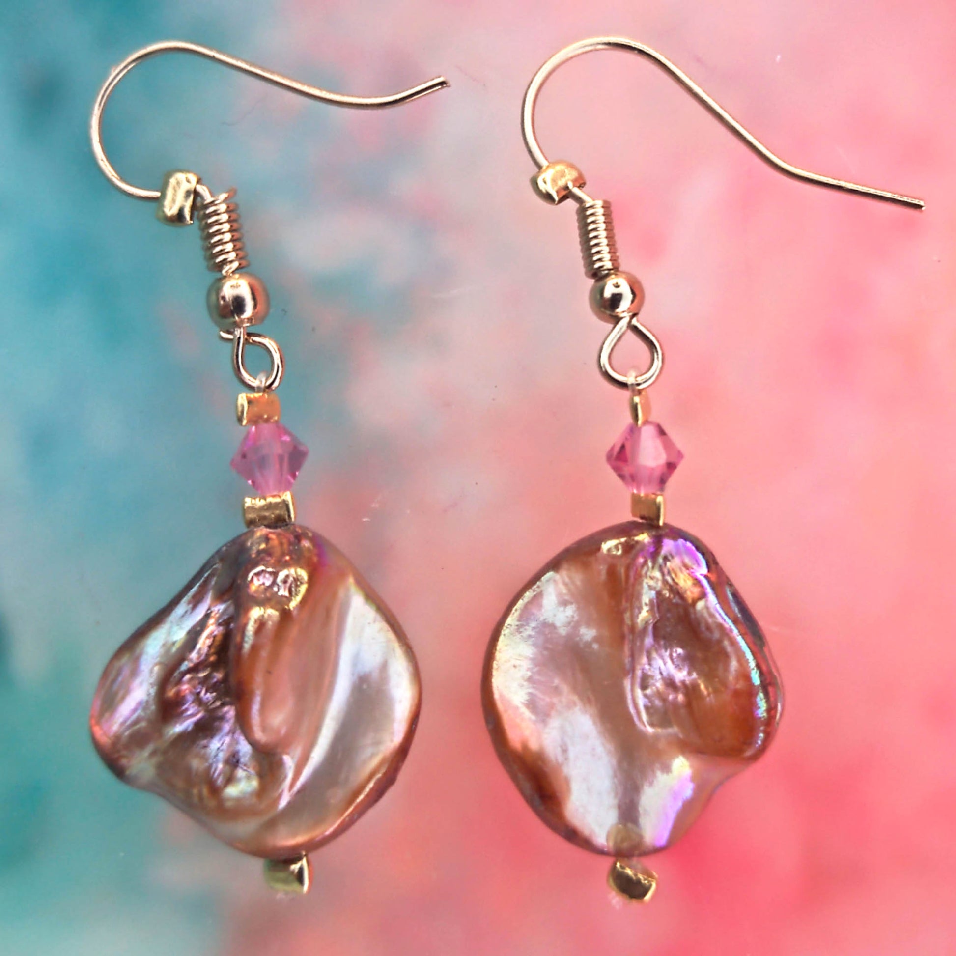 Orange Mermaid Camifolla Background