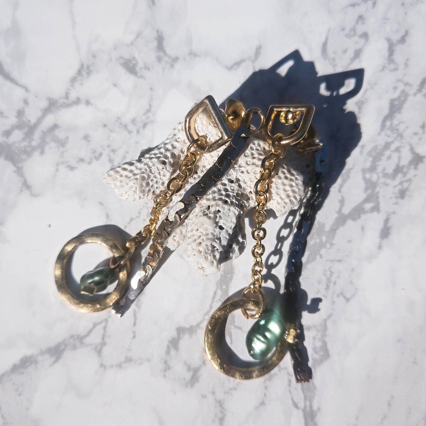 Double Trouble Pistachio Earrings