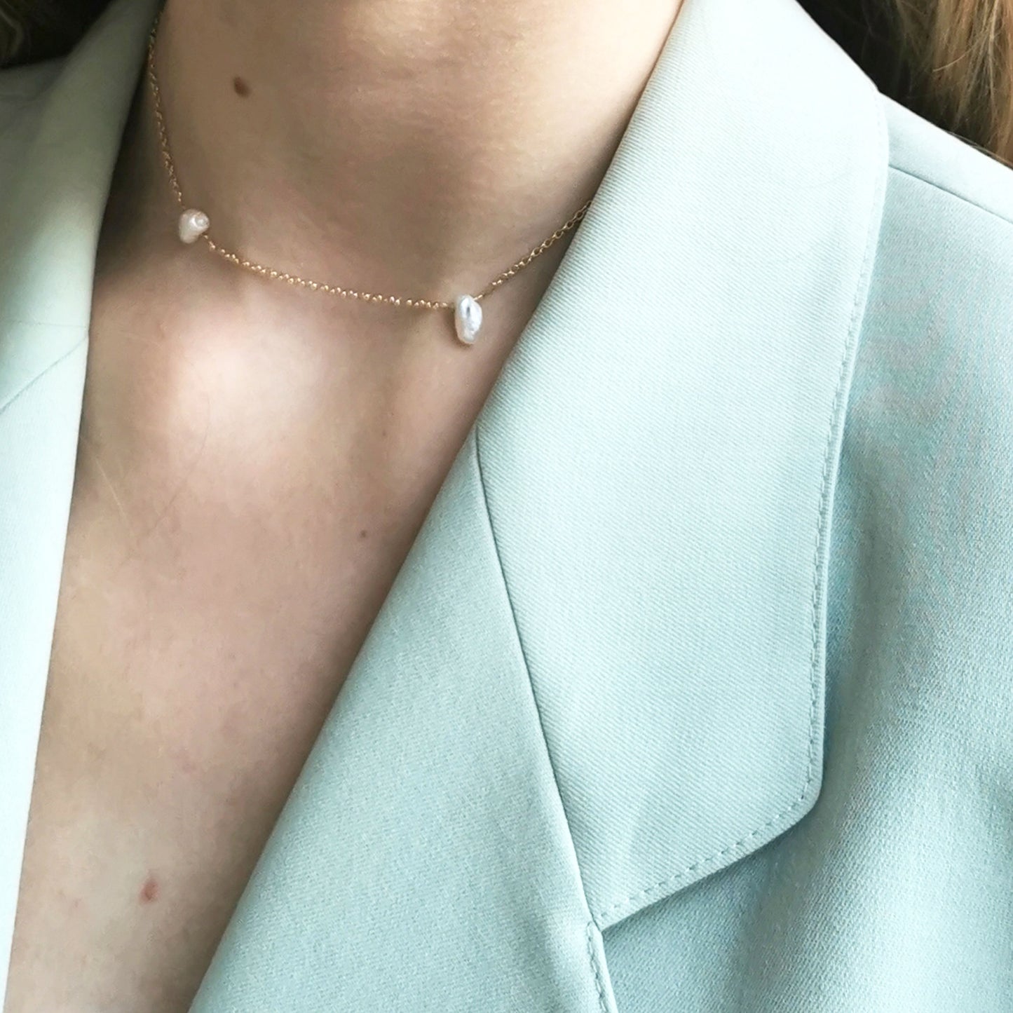 Pearl or Pearl Me Not Necklace