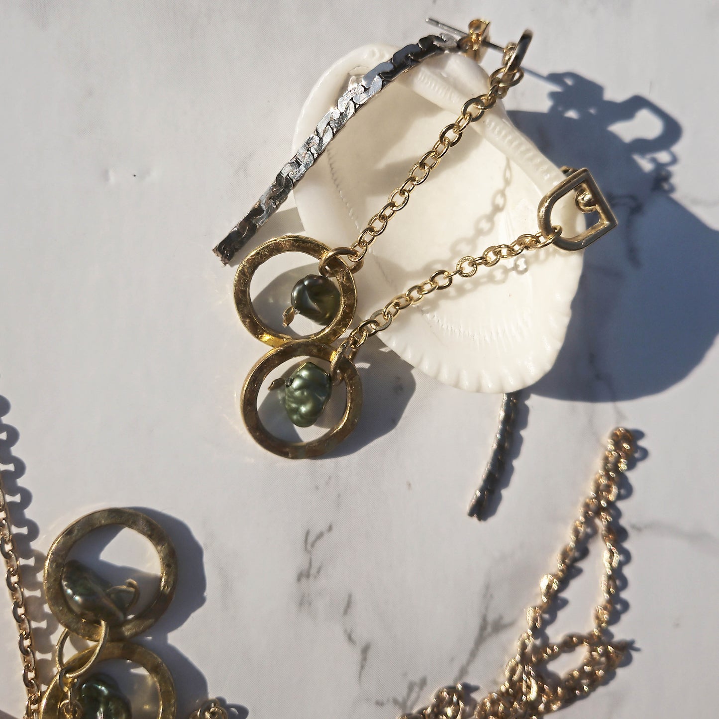 Double Trouble Pistachio Earrings