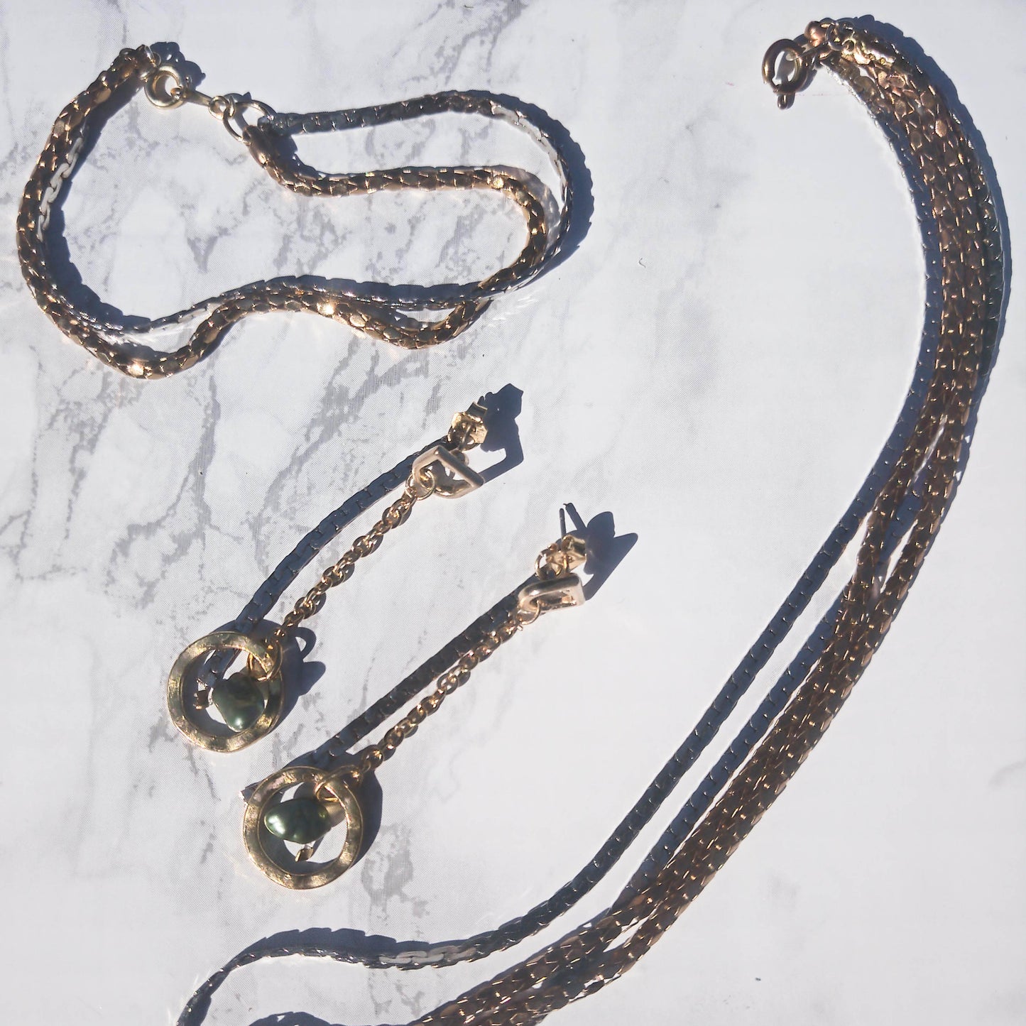 Double Trouble Pistachio Earrings