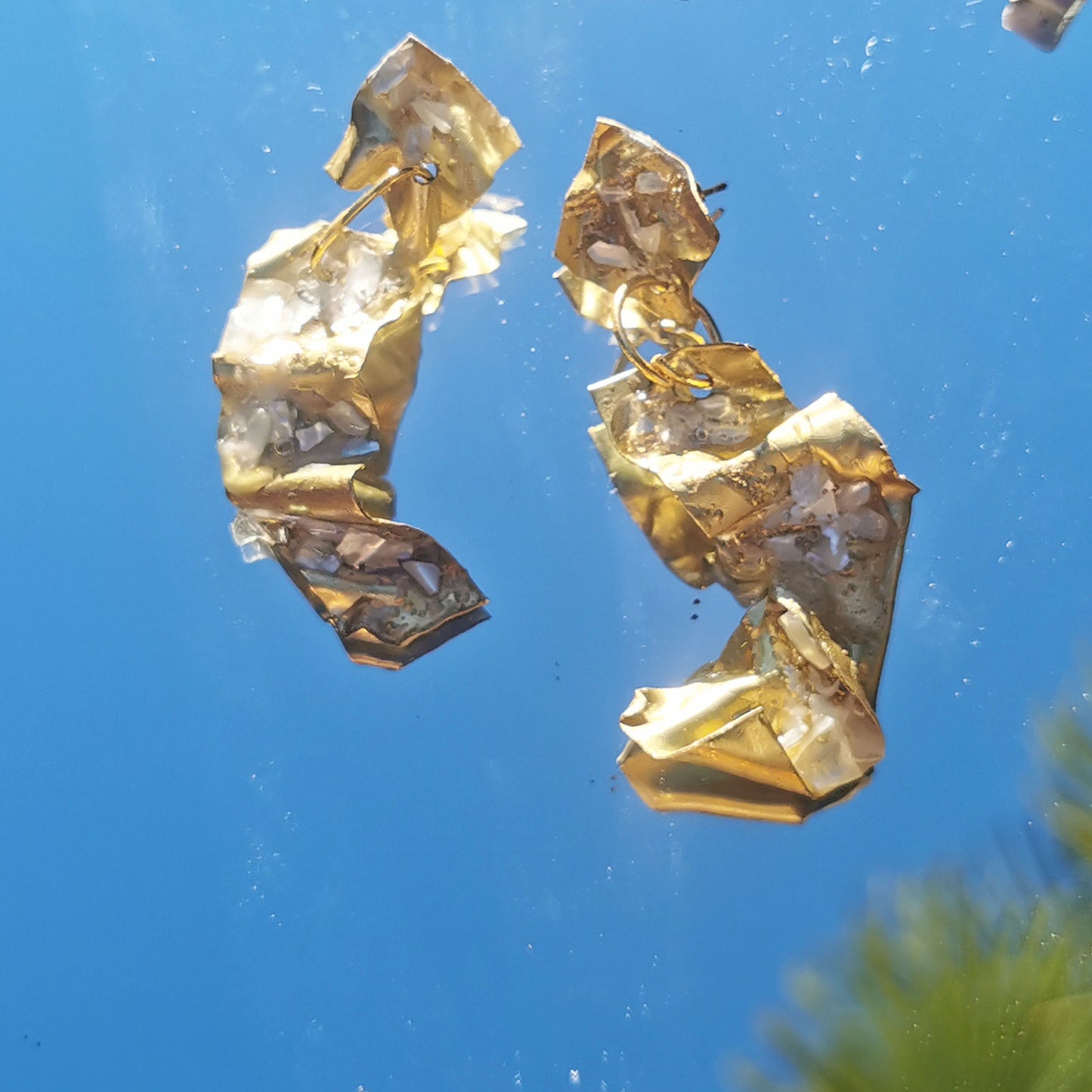 Powdered Shell Earrings