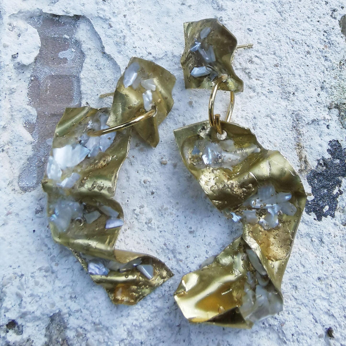 Powdered Shell Earrings